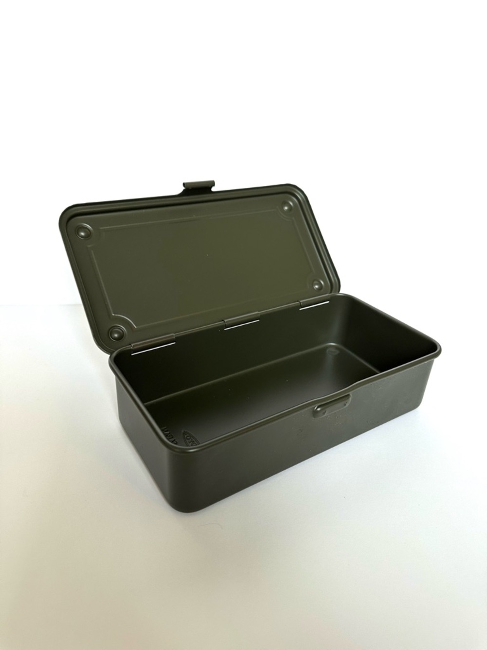 NEW Toyo Steel Stackable Storage Box T-190, Military Green - Picture 2 of 3